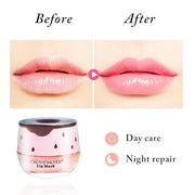 2PCS Bee Lip Balm Honey Lip Exfoliator