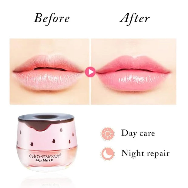 2PCS Bee Lip Balm Honey Lip Exfoliator