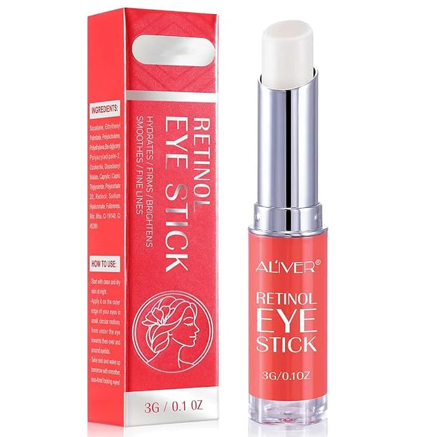 Retinol Eye Stick, Retinol Eye Cream, Under Eye Brightener Stick for Dark Circles, Eye Cream Anti Aging, Eyes Treatment Pr...