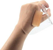 3Pcs Clear Handheld Acrylic Palette Heart Shaped Acrylic