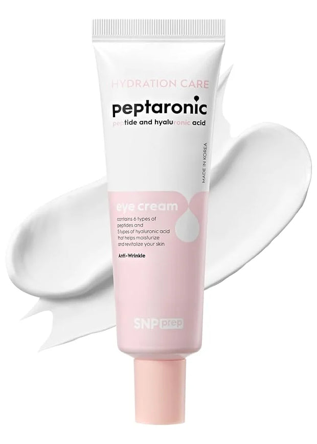 [K Beauty Snp] Peptaronic Eye Cream | Peptide and Hyaluronic Acid Eye Cream | Under Eye Cream for Dark Circles | Eye Repai...