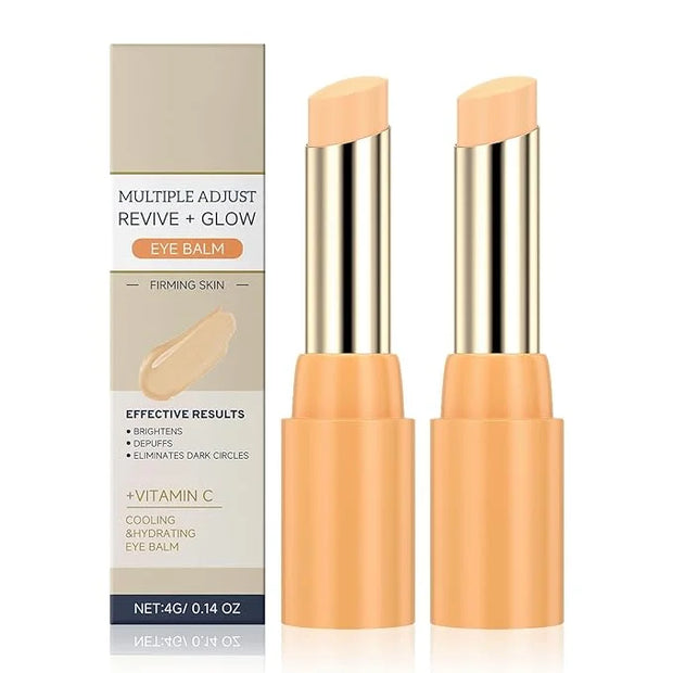 Revive + Glow Vitamin C Eye Balm,Hydrating Eye Cream,Improve Dark Circles,Refreshing and Non-Sticky (2 Pcs) - Product Image
