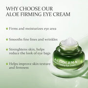 Aloderma Aloe Eye Cream Set, 2 pieces - Brightening Eye Cream, Firming Eye Cream - Product Image