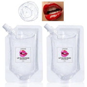 Eakroo 2Pcs Moisturize Lip Gloss Base Oil Material Makeup Primers, Non-Stick Lipstick Primer for DIY Handmade Lip Balms Li...