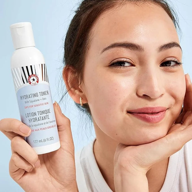 First Aid Beauty - Hydrating Toner with Squalane and Oats, Naturual Wild Oat Skin Calming Toner, Helps Reduce Lines & Wrin...