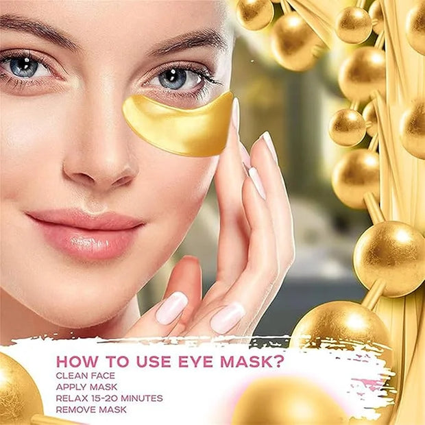 Jakuva 30 Pairs Eye Patches, Under Eye Patches for Dark Circles and Puffy Eyes, Reduce Wrinkles, Collagen Eye Mask Skincar...