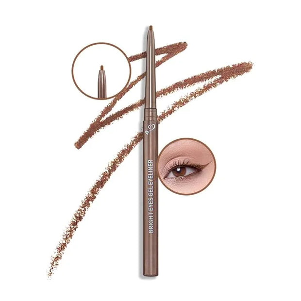 Kaely 1.5mm Light Brown Eyeliner Pencil, Gel Eye Liner Waterproof Smudge Proof, Long Lasting 16 Hour Wear, Vegan & Cruelty...