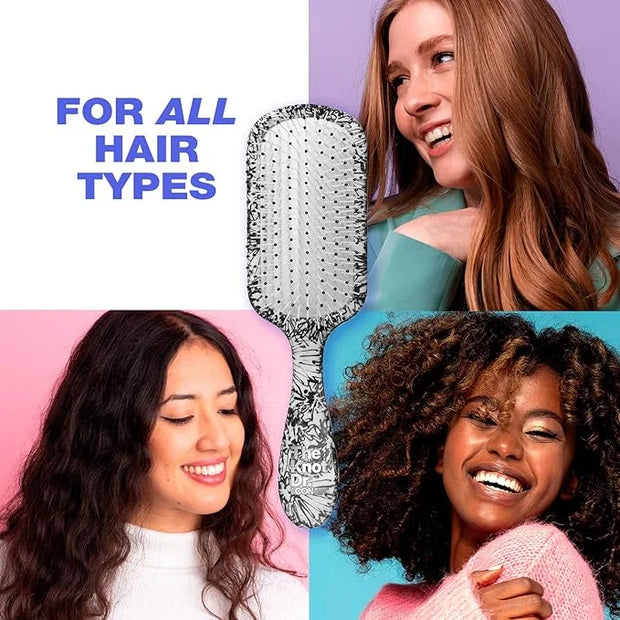 The Knot Dr. hair brush by Conair - Detangling hair brush - Removes Knots and Tangles in wet or dry hair- hair brushes for...