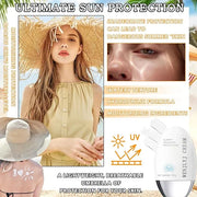 Hydrating Face Sunscreen,Tinted Moisturizer with SPF50 PA+,Lightweight Facial Sunscreen Long Lasting Sunblock,Soft Cream T...