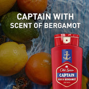 Old Spice Refreshing Body Wash for Men, 3X Defense, 24/7 Shower Fresh with Long Lasting Scent, Red Collection, Captain wit...