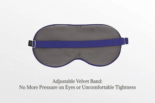 Premium 25 Momme Mulberry Silk Eye Mask for Sleeping (Royal Navy) - Product Image