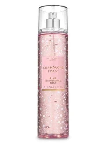 Bath & Body Works - Champagne Toast - Daily Trio - Shower Gel, Fine Fragrance Mist & Super Smooth Body Lotion (Packaging V...