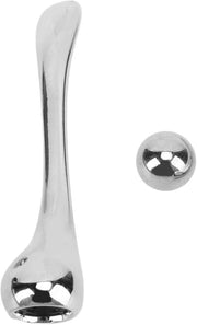 Eye Cream Applicator Tool,Metal Eye Cream Applicator Roller Wand Stick, Silver Zinc Alloy Eye Cream Spatula Scraping Massa...