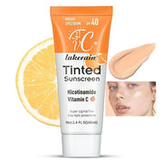 Restore Tint-ed-Face Sunscreen SPF 40丨Hydrating Sunscreen for Face with Vitamin C丨Facial Sunscreen Moisturizing Lightweigh...