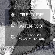 Black Smoky Eye shadow Palette, 9 Colors True Black Dark Grey Smokey Goth Makeup Pallet, 9 Soft Matte Shimmer High Pigment...