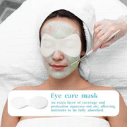 200 Sheets Disposable Eye Mask Paper, Natural Silk Eye Cover for Facial Spa Eye Care Patches Paper DIY Eye Covers Disposab...
