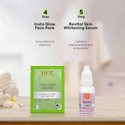 VLCC Salon Series Instaglow Facial Kit (6 Facials)(240gm+12ml) - Product Image