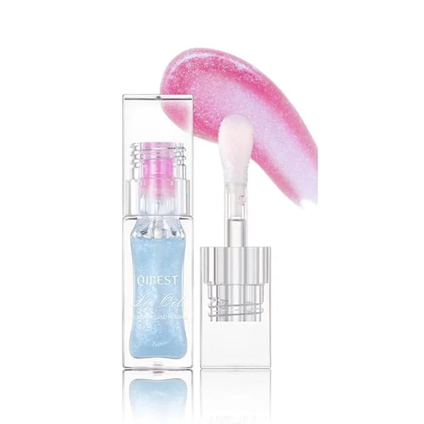 Hydrating Lip Gloss Transparent Lip Care,Magic Color Changing Moisturizing Lip Glow Oil Plumping Glimmer Glow Lipstick, Lo...