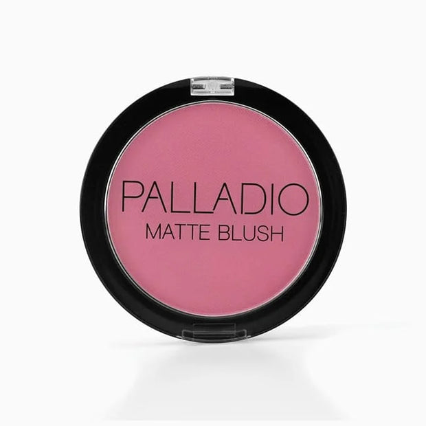 Palladio Matte Blush, Brushes onto Cheeks Smoothly, Soft Matte Look and Even Finish, Flawless Velvety Coverage, Effortless...