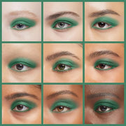 Erinde Single Green Matte Eyeshadow Palette, High Pigmented Eye Shadow Powder, Long Lasting, Ultra-Blendable, Intense Colo...