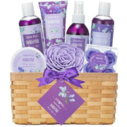 Mother's Day Gifts for Mom Gift Basket for Women, Luxury 11Pcs Floral Perfume Scents Bath and Body Home Spa Gift Kit with ...