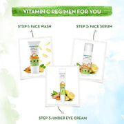 MAMAEARTH Vitamin C Daily Glow Under Eye Cream | Reduces Dark Circles, Puffiness, Bags & Wrinkles | Soothes Tired Eyes | F...