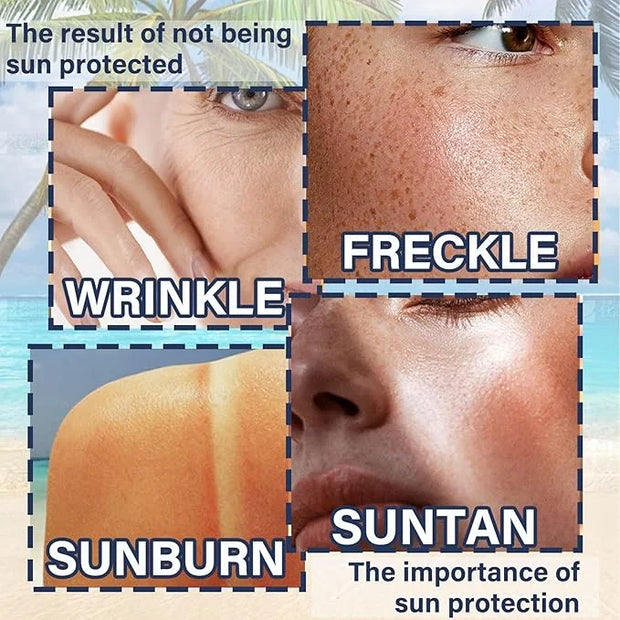 Hyaluronic Acid Face Sunscreen Stick SPF 50 + PA++++,Non-Greasy Sunstick Roll on Sunscreen Face Stick,Moisturizing Sun Scr...