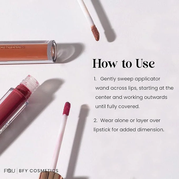 BFY Cosmetics 5-Pack Plumping Lip Gloss - Warm - Product Image