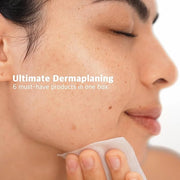 epielle & Tinkle Complete Safe Dermaplane Starter Kit: Safe Facial Renewal System Cleanser, Multi-Balm, Dermaplane Tool, H...