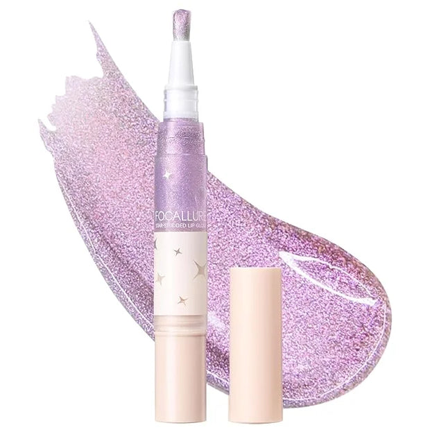 FOCALLURE Glitter Lip Gloss,High Shine Shimmer Lipstick,Long Lasting Plumping Lipgloss,Hydrating,Moisturizing,Non-Sticky a...