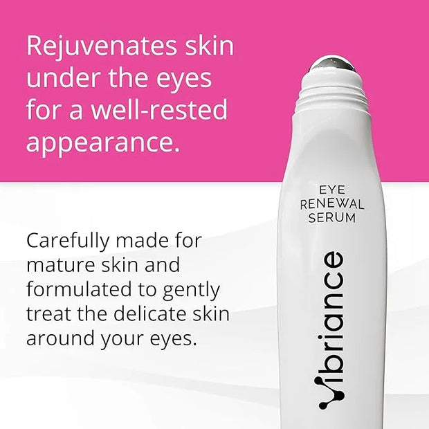 Vibriance Eye Renewal Serum - Dark Circles and Puffiness Treatment - Caffeine Formula for Reducing Bags - Product Image