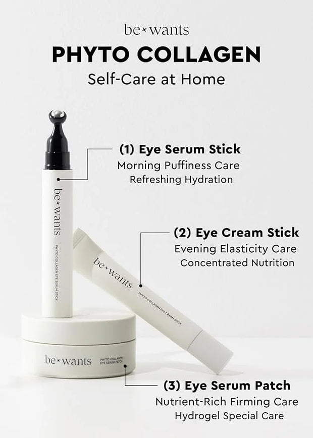 Bewants under eye patches for puffy eyes, Korean under eye mask with vegan collagen and 71.9% bamboo water, patches for da...