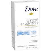 Dove Clinical Protection Antiperspirant Deodorant, Original Clean, 1.7 Ounce - Product Image