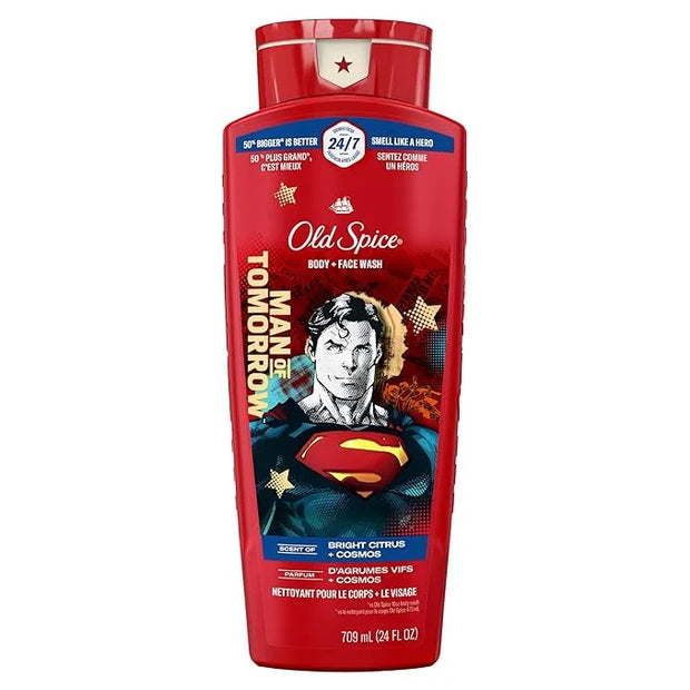 Old Spice Cleansing Body Wash for Men, 3X Defense, 24/7 Shower Fresh with Lasting Scent, 2-in-1 Body & Face Wash, Smell Li...