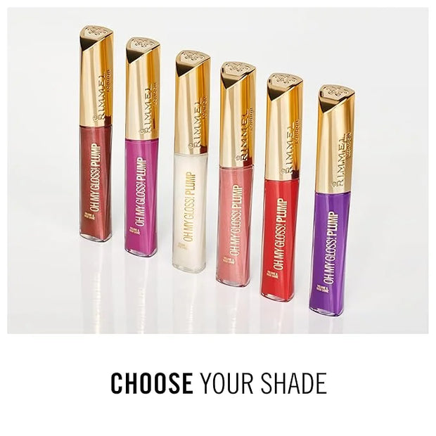 Rimmel Stay Plumped Lip Gloss, 211 Mauve Mama, Pack of 1 - Product Image