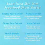 TONYMOLY Super Food Mask Bowl, Sheet Face Mask Set, Korean Skincare to Replenish & Hydrate Tired Skin, 0.74 oz - Product I...