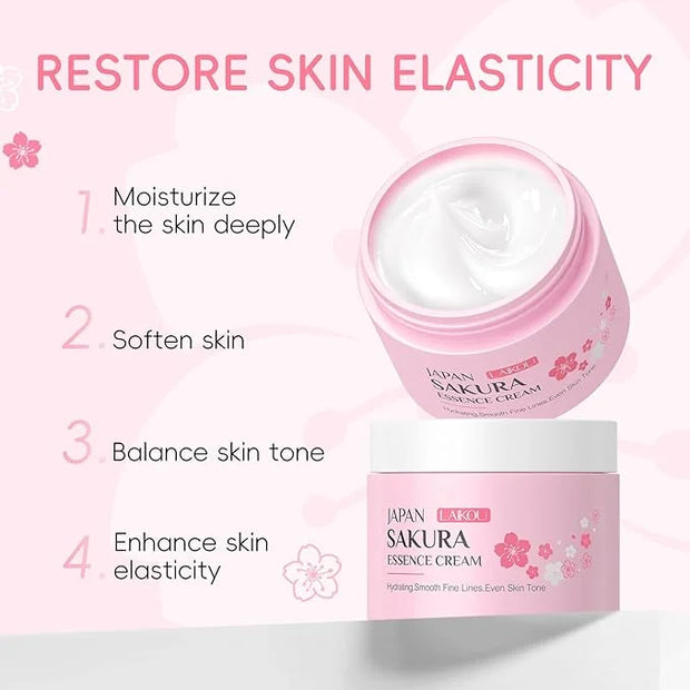 9 In 1 Japan Sakura Skin Care Set, Skincare Set For Women, Face Care Set For Women With Makeup Remover,Cleanser,Eye Cream,...