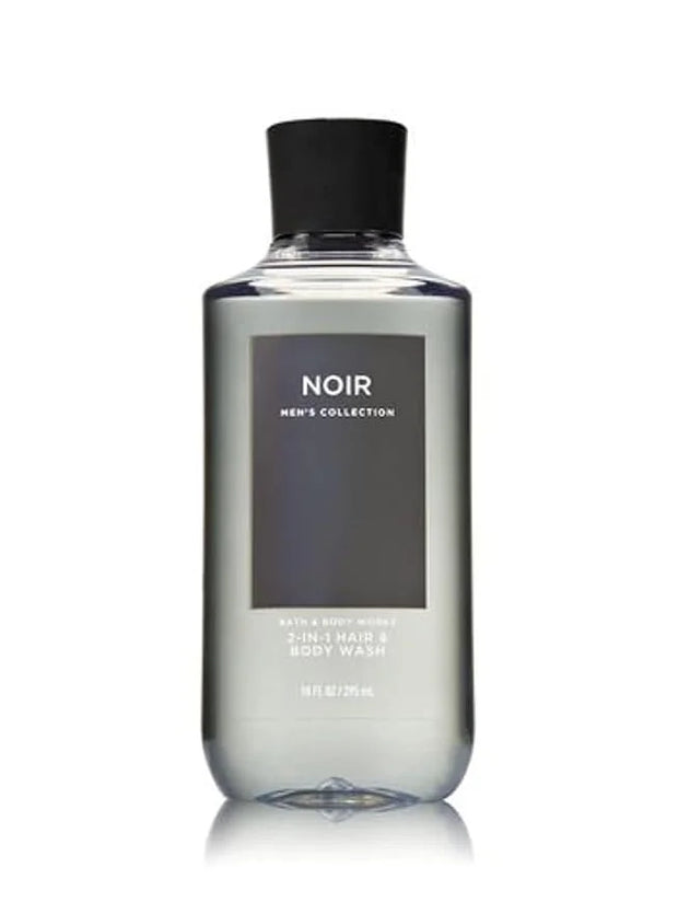Bath & Body Works, Signature Collection 2-in-1 Hair + Body Wash, Noir For Men, 10 Ounce - Product Image