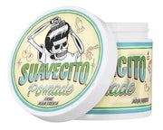 Suavecito Agua Fresca Pomade Firme (Strong) Hold 4 oz, Spring Edition 1 Pack - Medium Shine Water Based Wax Like Flake Fre...
