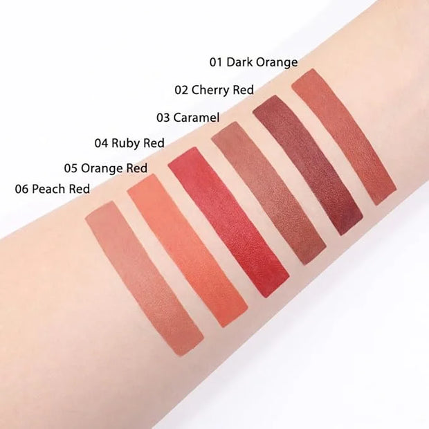evpct Silky Smooth Lip Liner Pencil Retractable, Caramel Lip Liner Creamy Long-Lasting Formula for Precision Contouring Ma...
