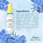 Natural Wet Dry Shampoo for Women Dry Hair & Sensitive Scalp, Organic Hair & Body Mist with Rosemary & Rose Water, Hair Re...