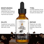 Caffeine Eye Serum - with EGCG, Vitamin C, Hyaluronic Acid, Collagen, Caffeine Eye Lift Serum - Reduces Puffiness, Dark Ci...
