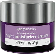 Amazon Basics Triple Replenishing Moisturizer, Night Cream, 1.7 Ounces, 1-Pack - Product Image