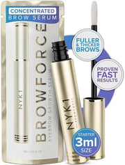 NYK1 CONCENTRATED Eyebrow Growth Serum For Thicker Brows (3ml) BrowForce Eyebrow Serum To Grow Brows For Fuller Thicker Na...