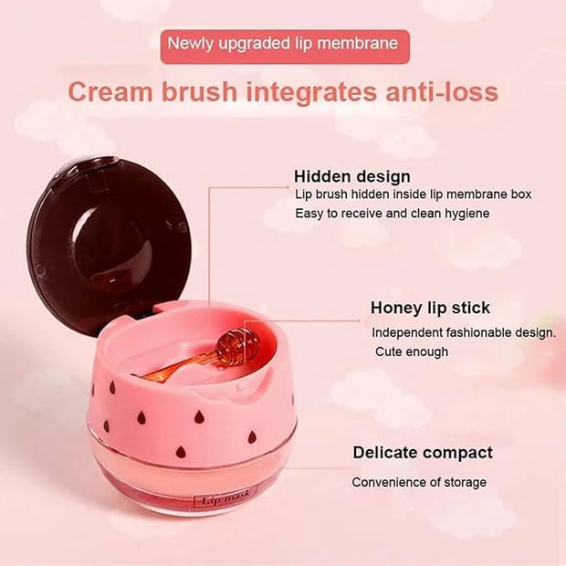 3PCS Bee Lip Balm Honey Lip Exfoliator
