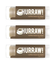 Hurraw! Coffee Bean Lip Balm, 3 Palm