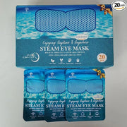 Steam Eye Mask for Travel Essentials,Unscented Sleep Mask Warm Compress for Eyes, Heated Eye Masks for Reduce Puffiness & ...
