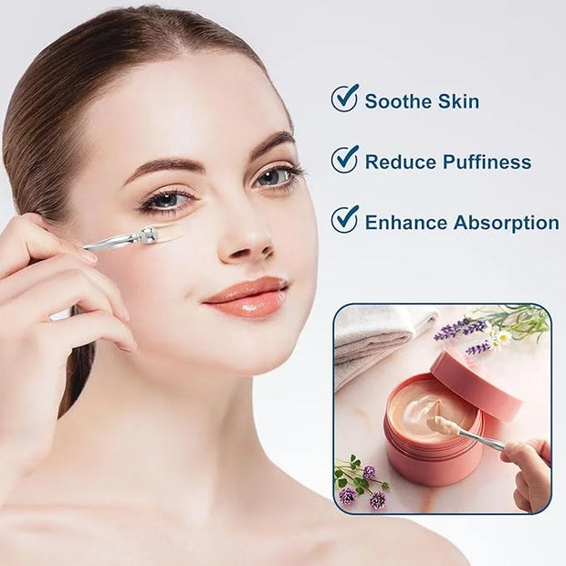 Joez Wonderful Under Eye Patches 2 Pairs, Silicone Reusable Eye Patches, Under Eye Mask for Skin Care Effect to Reduce Wri...