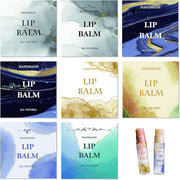 CRASPIRE Lip Balm Labels 80pcs Homemade Candle