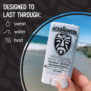Headhunter Sunscreen Face Stick SPF 45, Waterproof Surf Sunblock for Waterman, Water-Resistant Facial Sunscreen for Ultra-...